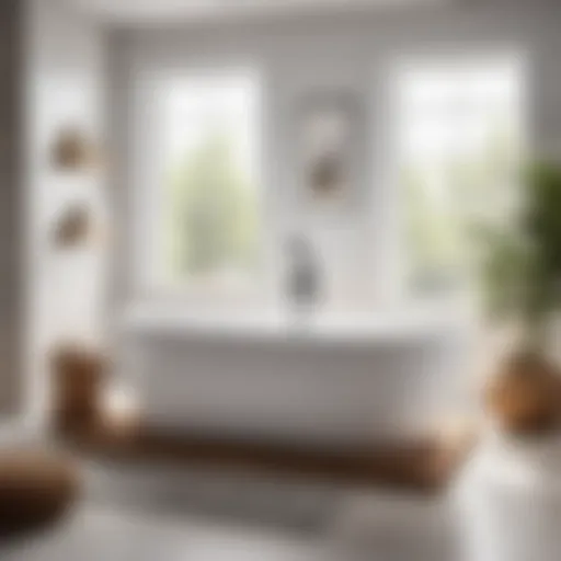 Sleek Design Bathtub Surround Kit Modern bathtub surround kit with sleek design
