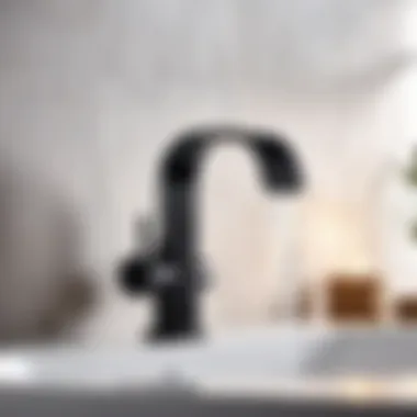 Sleek and Stylish Black Matte Fixture for Contemporary Bathrooms Modern Black Matte Faucet Fixture