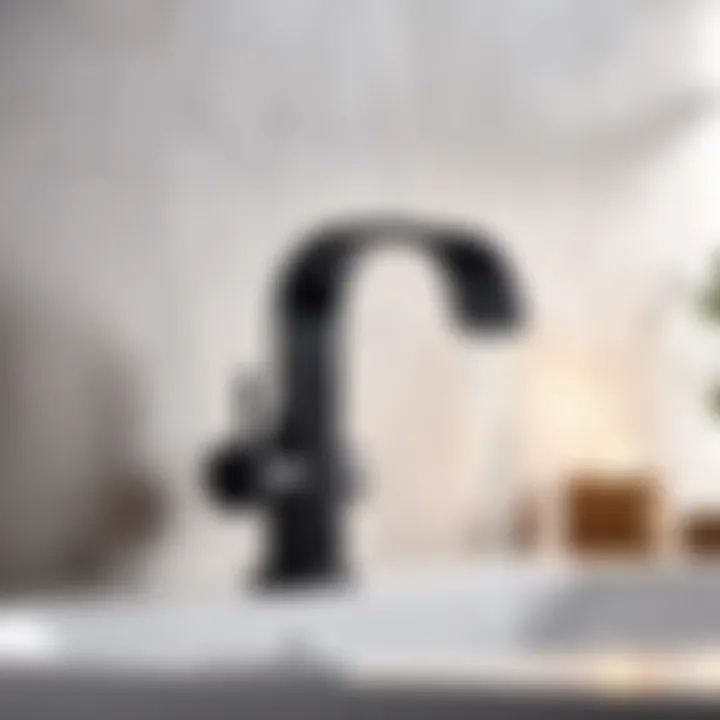 Sleek and Stylish Black Matte Fixture for Contemporary Bathrooms Modern Black Matte Faucet Fixture