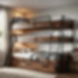 Modern Bunk Bed Design with Storage