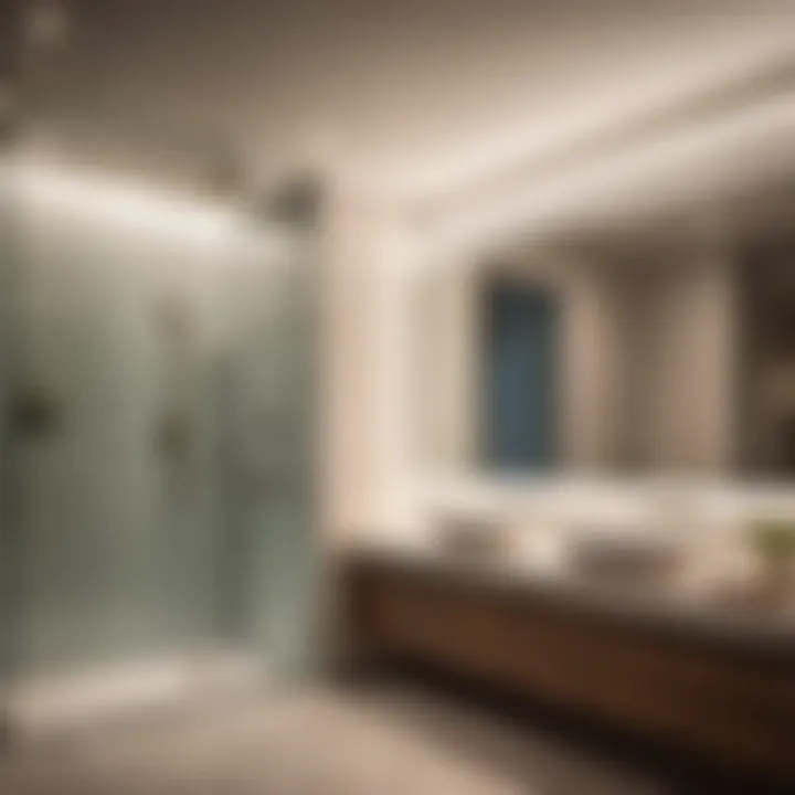 Modern Bathroom Ceiling with Recessed Lighting Modern Bathroom Ceiling with Recessed Lighting