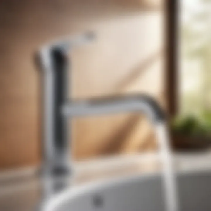 Modern Chrome Bathroom Faucet