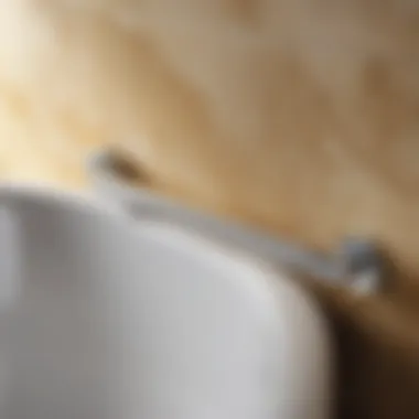 Contemporary Chrome Grab Bar Modern and sleek chrome grab bar