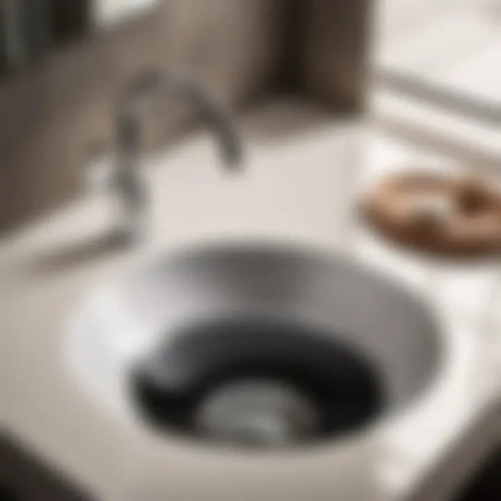 Modern Chrome Pop-Up Drain for Bathroom Sink