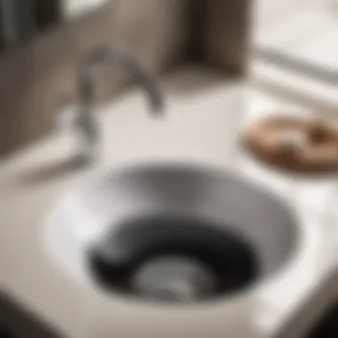 Sleek and Stylish Chrome Pop-Up Drain Design Modern Chrome Pop-Up Drain for Bathroom Sink