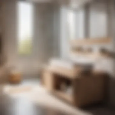 Modern Convenience Visualization Bathroom Litter Box Integration - Modern Convenience