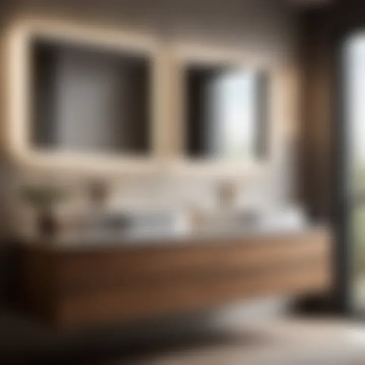 Modern 32 Bathroom Vanity with Double Sink