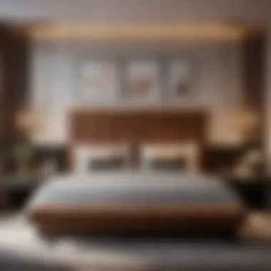 Modern bedroom design with dual nightstands