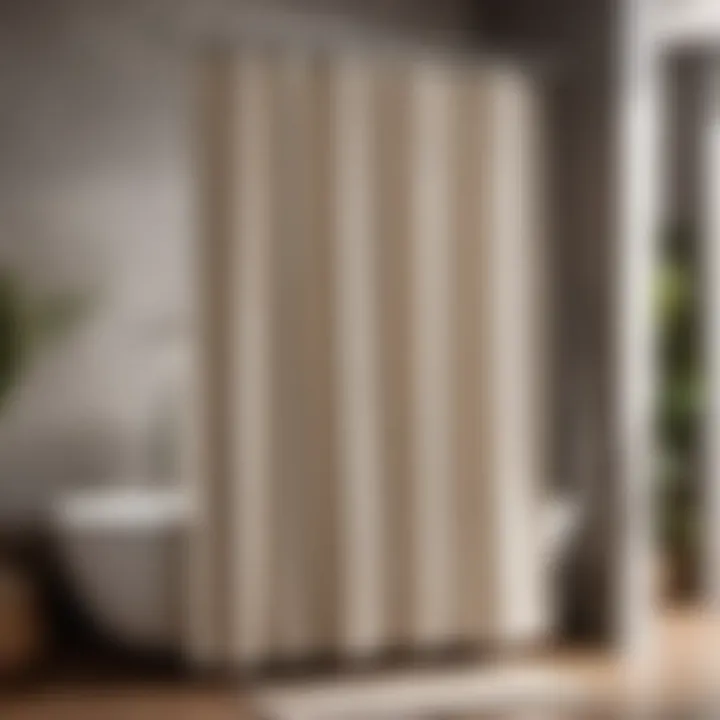 Sleek and Contemporary Design Modern Fingerhut Bathroom Shower Curtain