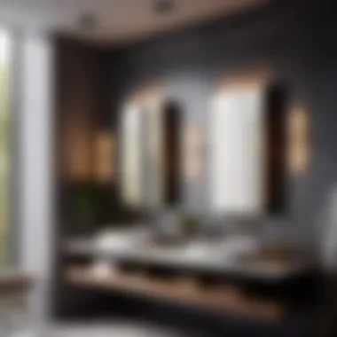 Modern bathroom fixtures