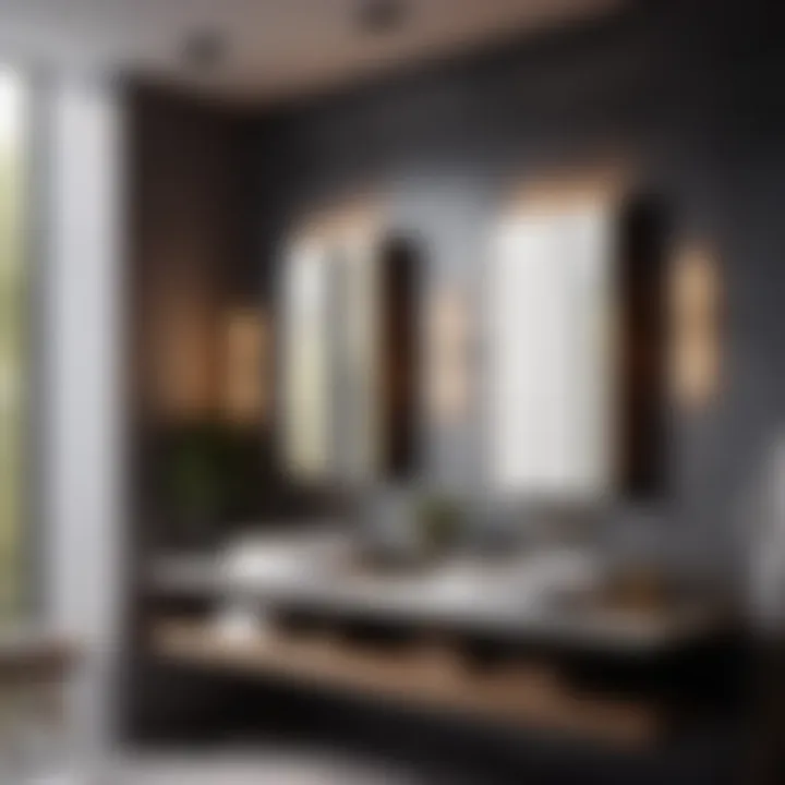 Modern bathroom fixtures