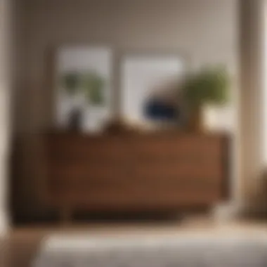 Modern Foundstone Dresser in Bedroom Setting