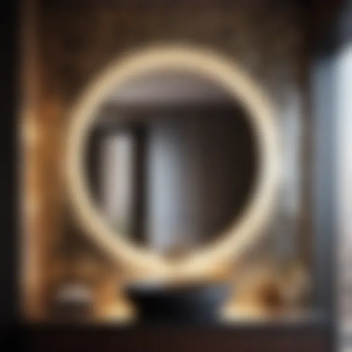 Modern Geometric Bling Vanity Light