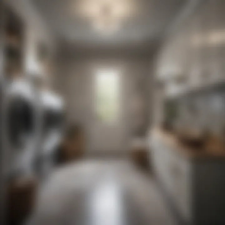 Ambiance Enhancement Modern Laundry Mudroom Lighting