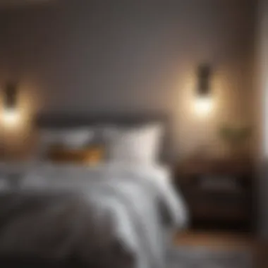 Charming accent lighting creating a cozy atmosphere