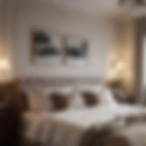 Elegant ambient lighting in a modern bedroom