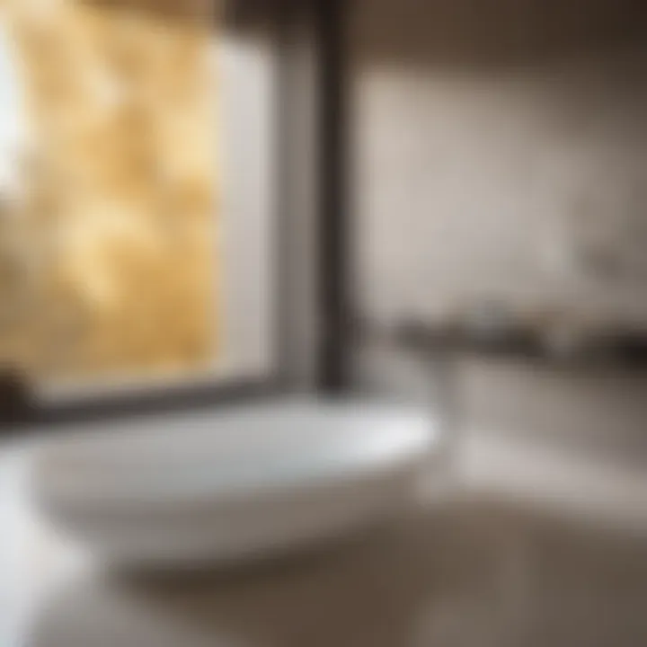 Modern Minimalist Bath Clock