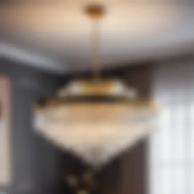 Sleek Minimalist Charm Modern minimalist chandelier design for small spaces