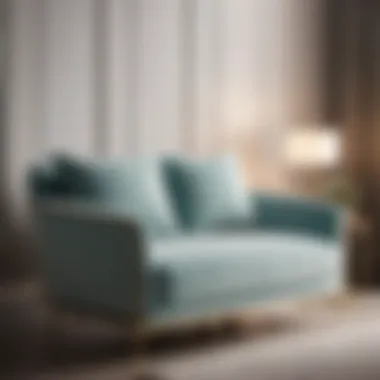 Modern Minimalist Loveseat Design
