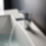 Sleek and Stylish Tub Faucet Design Modern minimalist tub faucet in mobile home bathroom