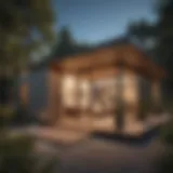 Modern Prefab Backyard Guest House with Bathroom