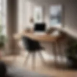 Sleek Scandinavian Desk for Productivity Modern Scandinavian Desk