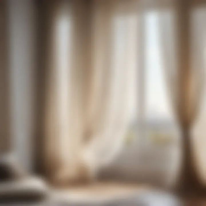 Modern Sheer Voile Bedroom Curtain Style