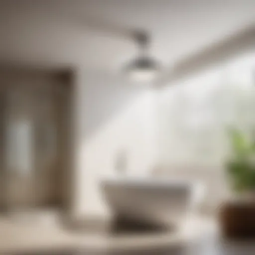 Modern Sleek Design Bath Fan Modern sleek design of bath fan