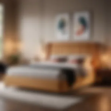 Modern Upholstered Bed with Storage