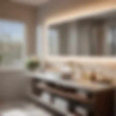 Modern Vanity with Quartz Countertop