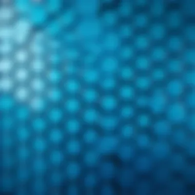 Gradient Hexagonal Tiles Hexagonal tiles in a gradient of blues