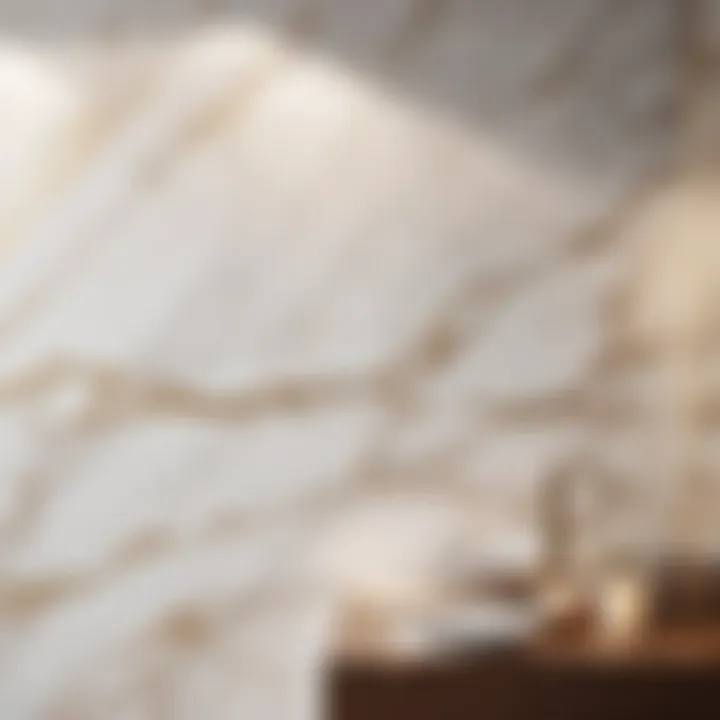 Luxurious Marble Finish Marble effect tiles with veining detail