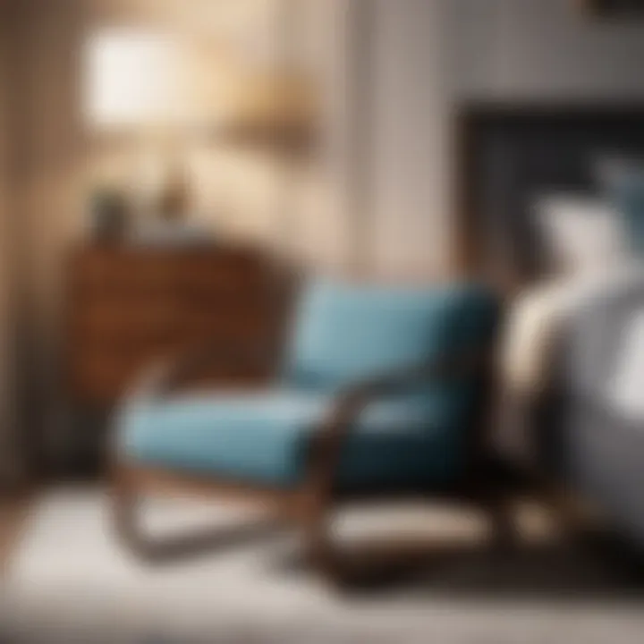 Sleek Wooden Bedroom Chair with Contemporary Design Modern Wooden Bedroom Chair