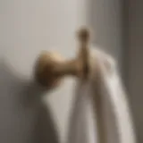 Elegant Moen robe hook showcasing modern design