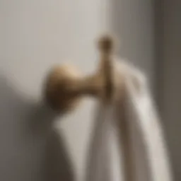Elegant Moen robe hook showcasing modern design