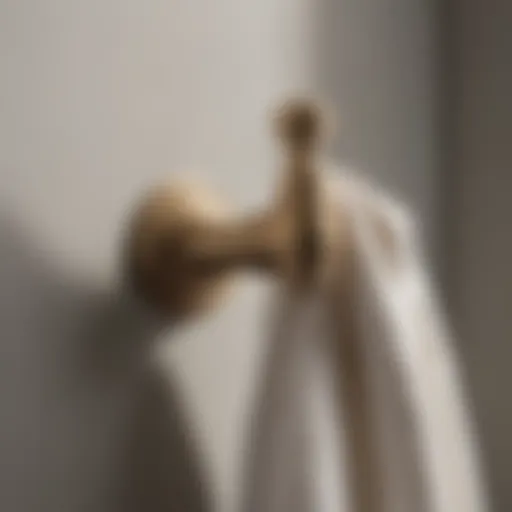 Elegant Moen robe hook showcasing modern design