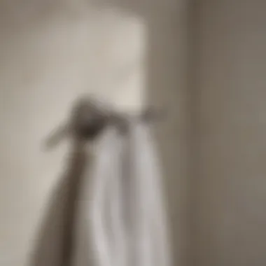 Moen robe hooks integrating into contemporary bathroom decor