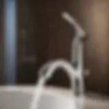 Elegant faucet design with sleek curves