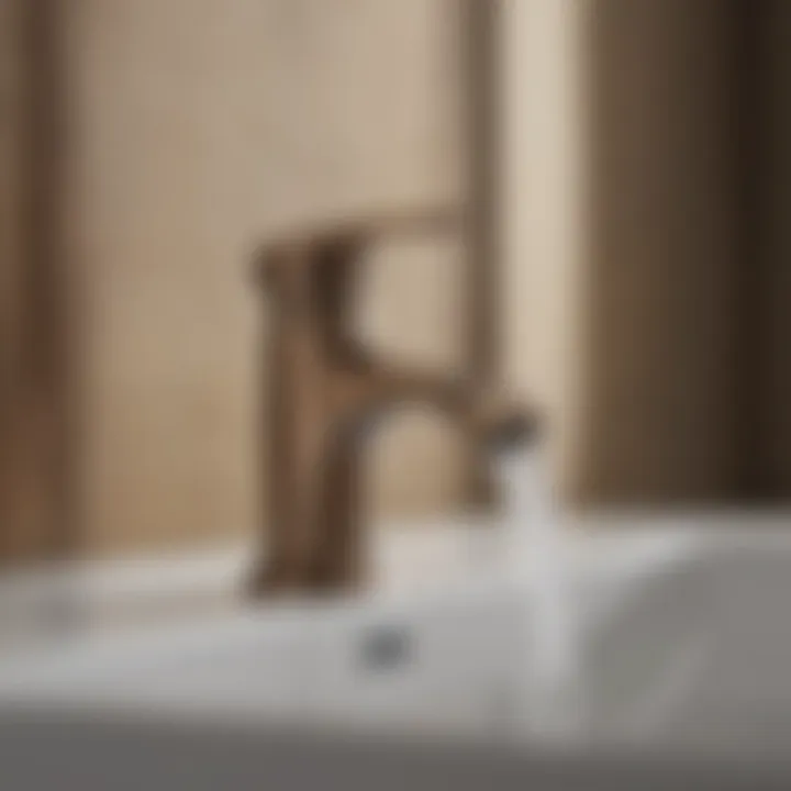 Close-Up of Moen Vessel Faucet's Exquisite Detailing