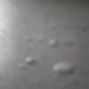 Close-up of moisture-resistant paint texture suitable for humid environments