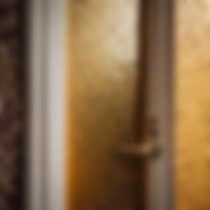 Mold Growth Close-Up on Bathroom Door