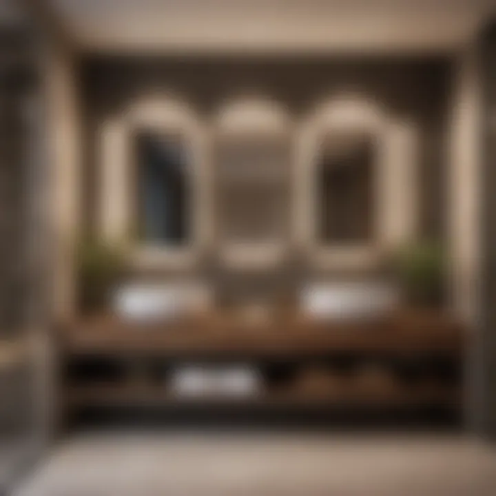 Multi-Functional Features of Wall-Hung Bathroom Cabinet
