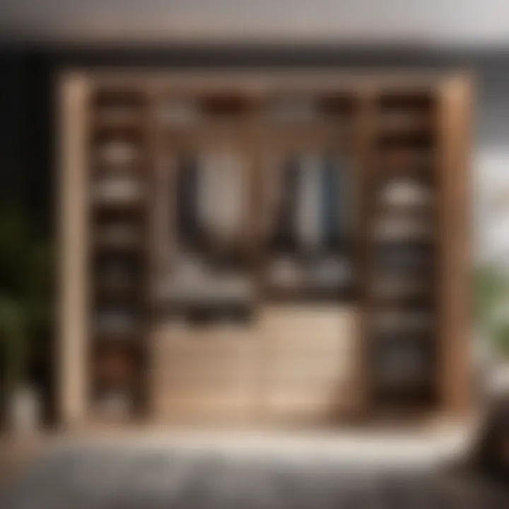 Multi-Functional Wardrobe with Smart Storage Features