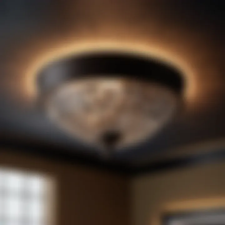 Mystical Charcoal Ceiling Light Fixture Mystical Charcoal Ceiling Light Fixture