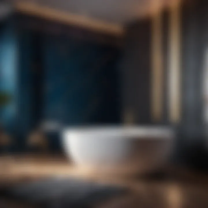 Mystical Midnight Bathroom Color Combination