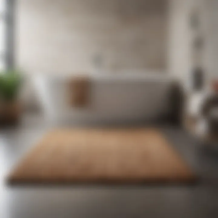 Experience Comfort with a Natural Fiber Bath Mat for Heated Floors Natural Fiber Bath Mat for Heated Floors