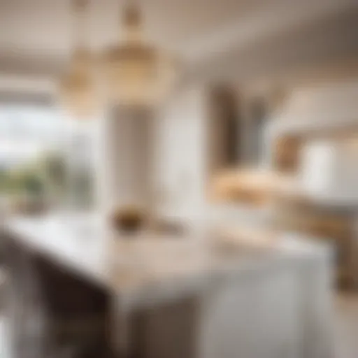 Luxurious Marble Kitchen Island