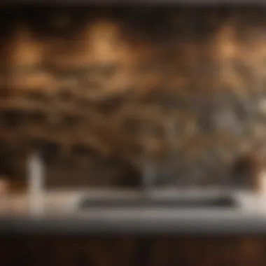 Nature's Textures Organic Stone Wall Backsplash