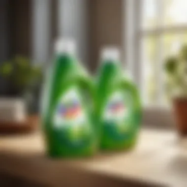 Natural ingredients for environmentally friendly laundry detergent