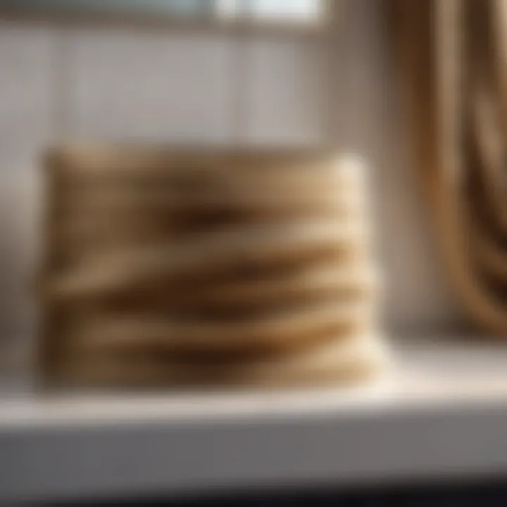 Nautical Rope Accent in Bathroom